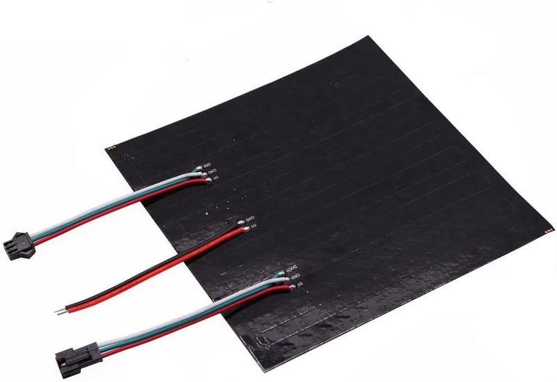 LOAMLIN WS2812B RGB LED Digital Flexible Individually Addressable Panel Light WS2812 8X8 16X16 8X32 LED Module Matrix Screen DC5V (16X16 256Pixels) - Image 2
